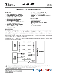 Datasheet TPS2231 manufacturer Omron