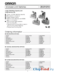 Datasheet ZE-N-2S manufacturer Omron