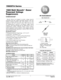 Datasheet 1.5KE15A manufacturer ON Semiconductor