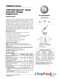 Datasheet 1.5KE15ARL4 manufacturer ON Semiconductor