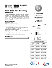 Datasheet 1N4933...1N4937 manufacturer ON Semiconductor