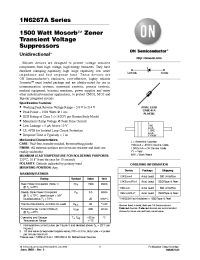 Datasheet 1N6291A manufacturer ON Semiconductor