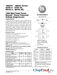Datasheet 1N6379RL4 manufacturer ON Semiconductor
