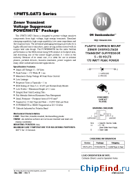 Datasheet 1PMT16AT3G manufacturer ON Semiconductor