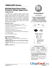 Datasheet 1SMA17AT3 производства ON Semiconductor