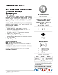 Datasheet 1SMA22CAT3 производства ON Semiconductor