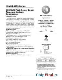 Datasheet 1SMB14AT3G manufacturer ON Semiconductor