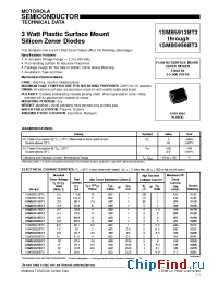 Datasheet 1SMB5947B производства ON Semiconductor