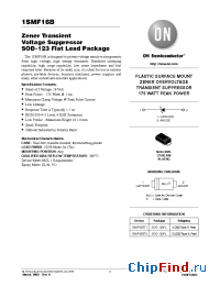 Datasheet 1SMF16BT1 производства ON Semiconductor