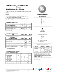 Datasheet 1SS383T1G manufacturer ON Semiconductor