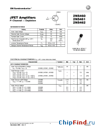 Datasheet 2N5460 manufacturer ON Semiconductor