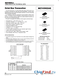 Datasheet 54HC245 manufacturer ON Semiconductor