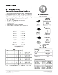Datasheet 74FST3251DT manufacturer ON Semiconductor