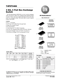 Datasheet 74FST3400DT manufacturer ON Semiconductor