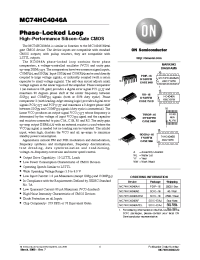 Datasheet 74HC4046 manufacturer ON Semiconductor