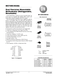Datasheet 74HC4538 manufacturer ON Semiconductor