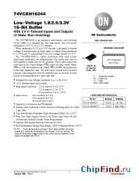 Datasheet 74VCXH16244DTR manufacturer ON Semiconductor