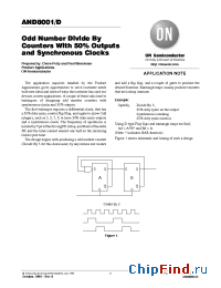 Datasheet AND8001 manufacturer ON Semiconductor