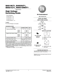 Datasheet BAS19LT1G manufacturer ON Semiconductor