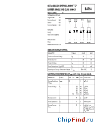 Datasheet BAT54CTA manufacturer ON Semiconductor