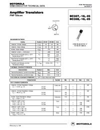 Datasheet BC327-25 manufacturer ON Semiconductor