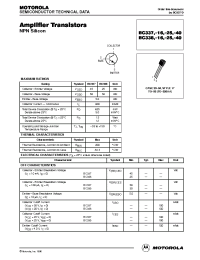 Datasheet BC338-16 manufacturer ON Semiconductor