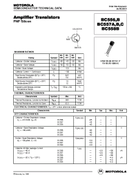 Datasheet BC556 manufacturer ON Semiconductor