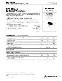 Datasheet BCP68T1 manufacturer ON Semiconductor