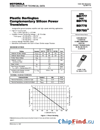 Datasheet BD777 manufacturer ON Semiconductor