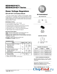 Datasheet BZX84B3V6LT3 производства ON Semiconductor