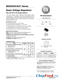 Datasheet BZX84C3V3L manufacturer ON Semiconductor