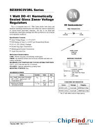 Datasheet BZX85C12RL2 производства ON Semiconductor