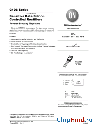 Datasheet C106 manufacturer ON Semiconductor