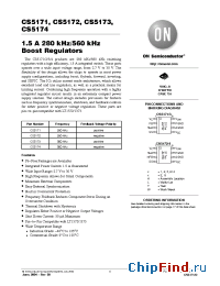 Datasheet CS5171ED8 manufacturer ON Semiconductor