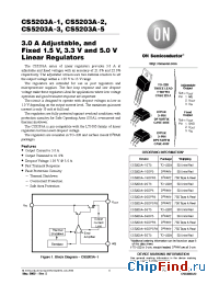 Datasheet CS5203A-1GDP3 manufacturer ON Semiconductor