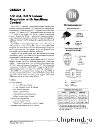 Datasheet CS5231-3GDP5 производства ON Semiconductor