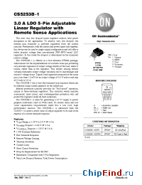 Datasheet CS5253B-1GDPR5 manufacturer ON Semiconductor