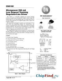 Datasheet CS8182YDPSR5 производства ON Semiconductor