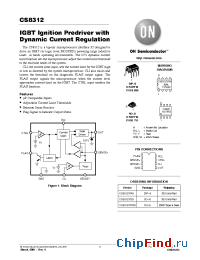 Datasheet CS8312 manufacturer ON Semiconductor