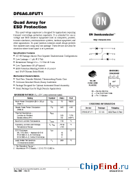 Datasheet DF6A6.8FUT1 manufacturer ON Semiconductor