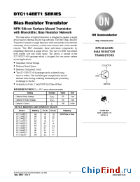 Datasheet DTC143EET1 производства ON Semiconductor
