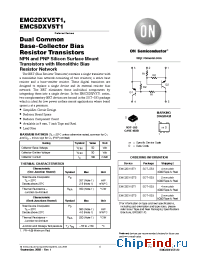 Datasheet EMC2DXV5T1 manufacturer ON Semiconductor