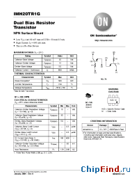 Datasheet IMH20TR1G manufacturer ON Semiconductor