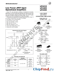 Datasheet LF441CDR2 manufacturer ON Semiconductor