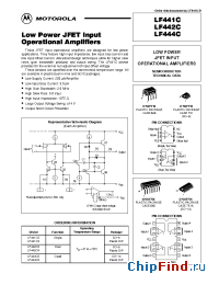 Datasheet LF441CN manufacturer ON Semiconductor