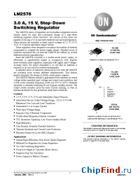 Datasheet LM2576-15 manufacturer ON Semiconductor