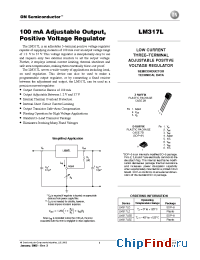 Datasheet LM317LDR2 manufacturer ON Semiconductor