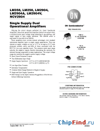 Datasheet LM358N manufacturer ON Semiconductor