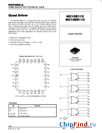 Datasheet MC100E112 manufacturer ON Semiconductor