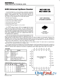 Datasheet MC100E136 manufacturer ON Semiconductor